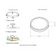 Подвесной светильник Crystal Lux CLT 526C600 BL