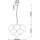 Подвесной светильник Arte Lamp Palmer A5695SP-5WH