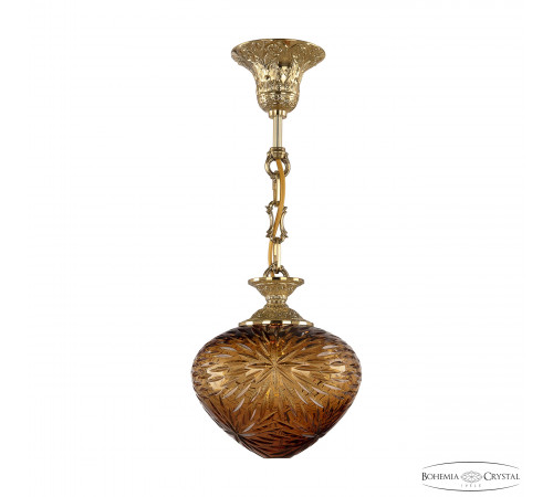 Подвесной светильник Bohemia Ivele Crystal 7003P/18 G Amber/H-1A Подвесной светильник Bohemia Ivele Crystal 7003P/18 G Amber/H-1A
