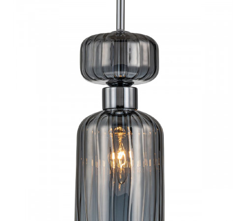 Подвесной светильник Escada Gloss 1141/1S Chrome/Smoke Подвесной светильник Escada Gloss 1141/1S Chrome/Smoke