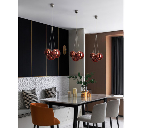 Подвесной светильник Delight Collection 19152 19152P/3 rose gold Подвесной светильник Delight Collection 19152 19152P/3 rose gold