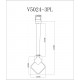 Подвесной светодиодный светильник Moderli Store V5024-3PL