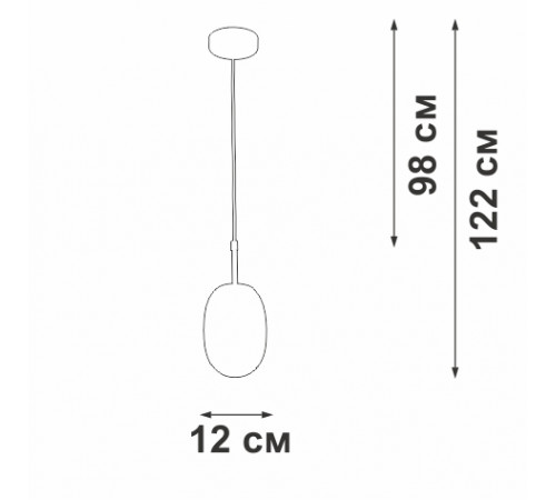 Подвесной светильник Vitaluce V28211-1/1S Подвесной светильник Vitaluce V28211-1/1S