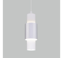 Подвесной светильник Eurosvet Bento 50204/1 LED белый/матовое серебро
