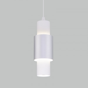 Подвесной светильник Eurosvet Bento 50204/1 LED белый/матовое серебро
