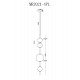 Подвесной светильник Myfar Violla MR2021-4PL