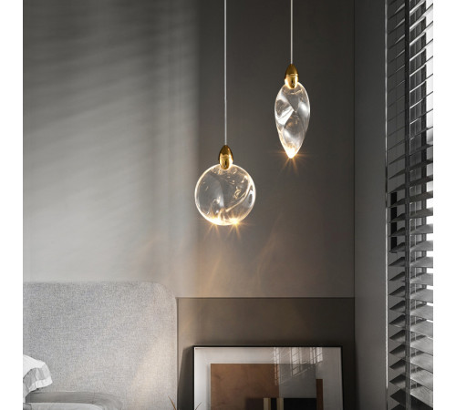 Подвесной светильник Delight Collection Colvin MT9176-2H titanium gold Подвесной светильник Delight Collection Colvin MT9176-2H titanium gold