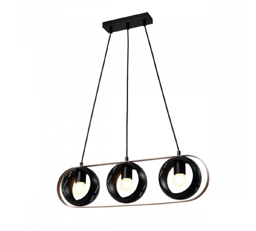 Подвесной светильник IMEX Rolf MD.21744-3-P-BK+CP Подвесной светильник IMEX Rolf MD.21744-3-P-BK+CP