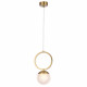Подвесной светильник Crystal Lux CAROLINA SP1 V1 BRASS