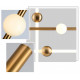 Подвесной светильник Delight Collection Orion 10053P/B1 gold