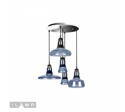 Подвесной светильник iLamp Puro AP9006-5 BL Подвесной светильник iLamp Puro AP9006-5 BL