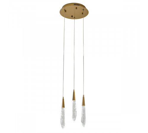 Подвесной светильник Delight Collection OD2438-3 gold/clear Подвесной светильник Delight Collection OD2438-3 gold/clear