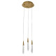 Подвесной светильник Delight Collection OD2438-3 gold/clear
