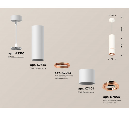 Подвесной светильник Ambrella Light Techno Spot XP7401055 (A2310, C7455, A2073, C7401, N7005) Подвесной светильник Ambrella Light Techno Spot XP7401055 (A2310, C7455, A2073, C7401, N7005)