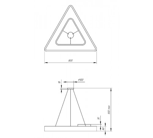Подвесной светильник Эра Geometria SPO-154-B-40K-042 Б0050581 Подвесной светильник Эра Geometria SPO-154-B-40K-042 Б0050581