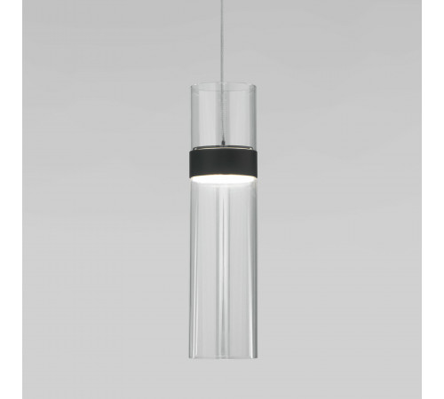 Подвесной светильник Eurosvet Lumen 50244/1 LED черный/прозрачный a061288 Подвесной светильник Eurosvet Lumen 50244/1 LED черный/прозрачный a061288