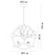 Подвесной светильник Arte Lamp Candy A7274SP-9GO