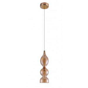 Подвесной светильник Crystal Lux Iris SP1 B Amber
