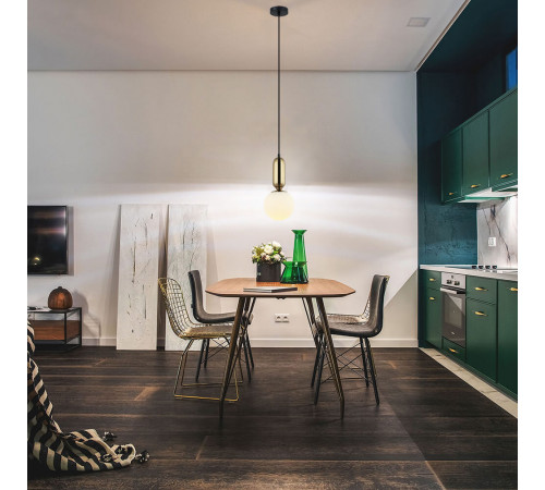 Подвесной светильник Lumien Hall Ermin LH4112/1PS-BK-BR Подвесной светильник Lumien Hall Ermin LH4112/1PS-BK-BR