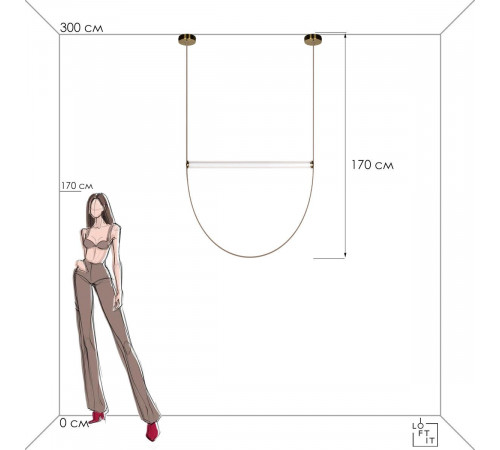 Подвесной светильник Loft IT Liana 10221/1700 Подвесной светильник Loft IT Liana 10221/1700