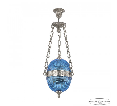 Подвесной светильник Bohemia Ivele Crystal 71000P/20 Ni Aquamarine/M-1G