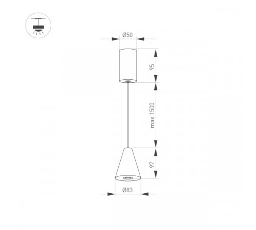 Подвесной светильник Arlight Elementa 032772 Подвесной светильник Arlight Elementa 032772