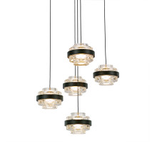 Подвесной светильник Delight Collection MD22030002 MD22030002-5A black/clear