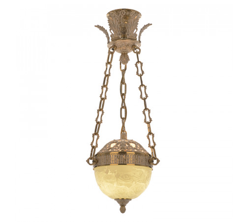 Подвесной светильник Bohemia Ivele Crystal 71000P/20AZ GW Rose Y8