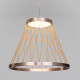 Подвесной светильник Eurosvet Cesta 40016/1 LED коричневый a069283