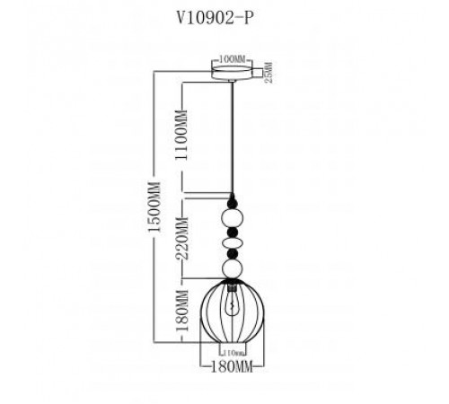 Подвесной светильник Moderli Charm V10903-P Подвесной светильник Moderli Charm V10903-P