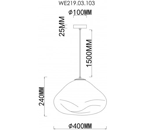 Подвесной светильник Wertmark Isola WE219.03.103 Подвесной светильник Wertmark Isola WE219.03.103