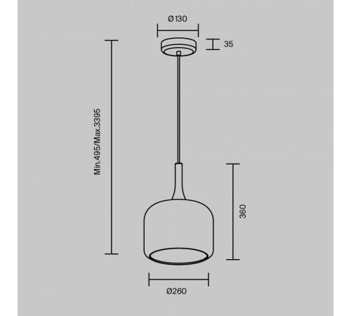 Подвесной светильник Maytoni Spirito MOD286PL-L18B3K Подвесной светильник Maytoni Spirito MOD286PL-L18B3K