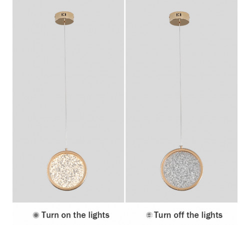 Подвесной светильник Delight Collection OMD821600 OMG0728S gold Подвесной светильник Delight Collection OMD821600 OMG0728S gold