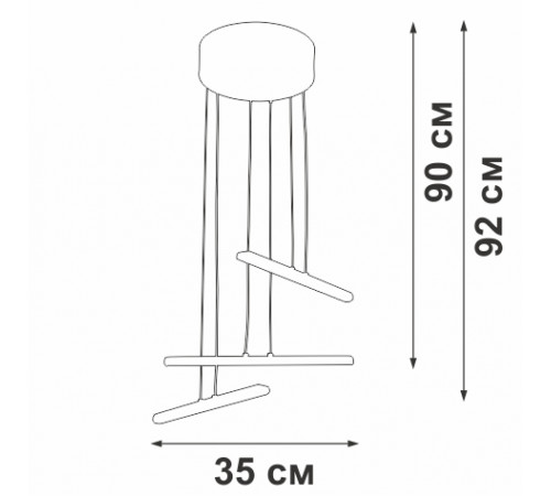 Подвесной светильник Vitaluce V3046-0/3S Подвесной светильник Vitaluce V3046-0/3S