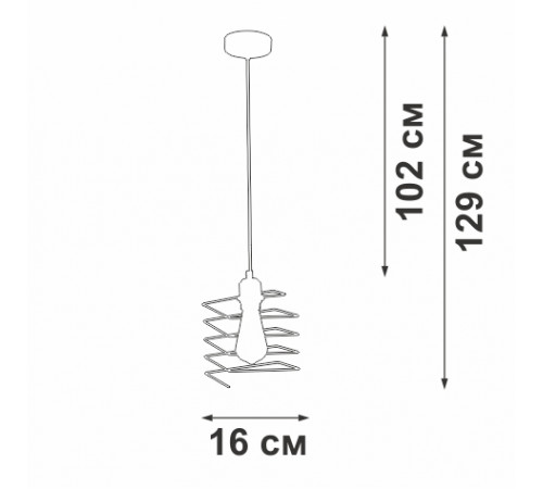 Подвесной светильник Vitaluce V2853-1/1S Подвесной светильник Vitaluce V2853-1/1S