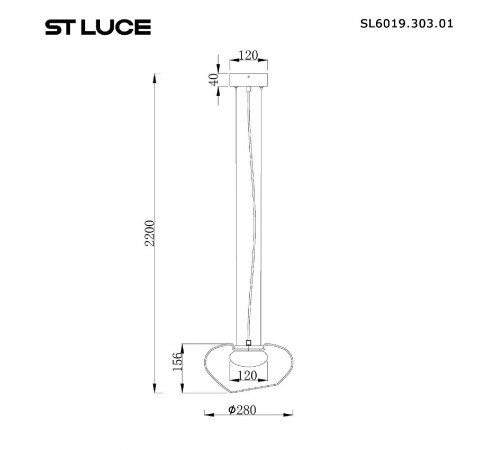 Подвесной светильник ST Luce Foray SL6019.303.01 Подвесной светильник ST Luce Foray SL6019.303.01