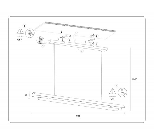 Подвесной светильник Ambrella Light Techno family TN71336 Подвесной светильник Ambrella Light Techno family TN71336