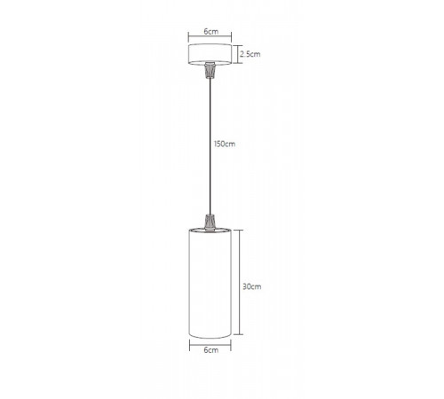 Подвесной светодиодный светильник Fiberli Tube630BW 12110101 Подвесной светодиодный светильник Fiberli Tube630BW 12110101