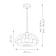 Подвесной светильник Hinkley Lotus QN-LOTUS-P-HBR