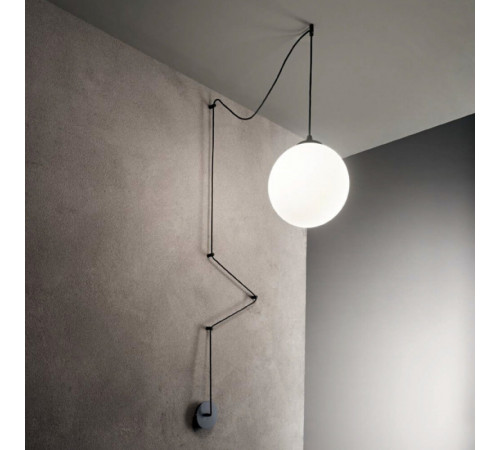 Подвесной светильник Ideal Lux Boa SP1 Nero 160856 Подвесной светильник Ideal Lux Boa SP1 Nero 160856