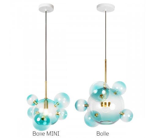 Подвесной светильник Loft IT Bolle 2027-P6 Blue mini Подвесной светильник Loft IT Bolle 2027-P6 Blue mini