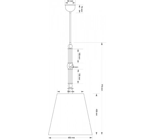 Подвесной светильник Kutek Tamara TAM-ZWD-1(N/A) Подвесной светильник Kutek Tamara TAM-ZWD-1(N/A)
