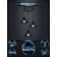 Подвесной светильник Seven Fires Arbi SF4040/3P-BK