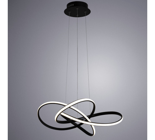 Подвесной светодиодный светильник Arte Lamp Swing A7040SP-4BK