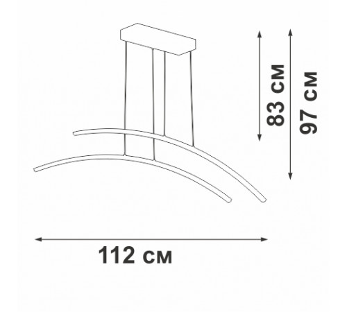 Подвесной светильник Vitaluce V2709-8/2S Подвесной светильник Vitaluce V2709-8/2S