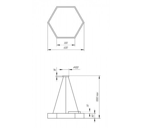 Подвесной светильник Эра Geometria SPO-121-W-40K-038 Б0050550 Подвесной светильник Эра Geometria SPO-121-W-40K-038 Б0050550