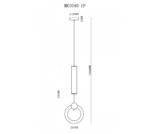 Подвесной светильник MyFar Covey MR1040-1P