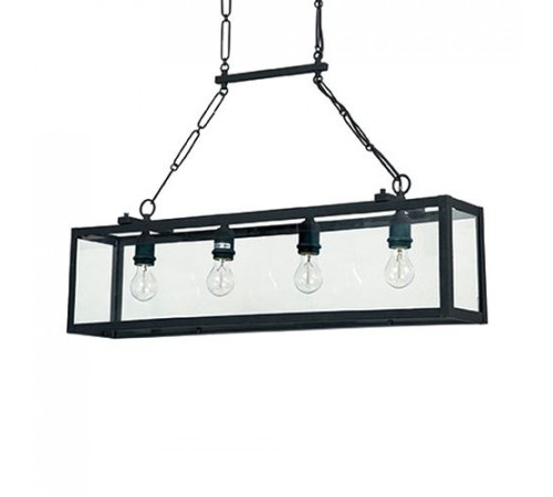 Подвесной светильник Ideal Lux Igor SP4 Nero 092942 Подвесной светильник Ideal Lux Igor SP4 Nero 092942