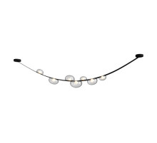 Подвесной светодиодный светильник Crystal Lux Bosque SP7 L3000 Black/Transparent
