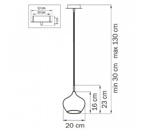 Подвесной светильник Lightstar Pentola 803041 Подвесной светильник Lightstar Pentola 803041